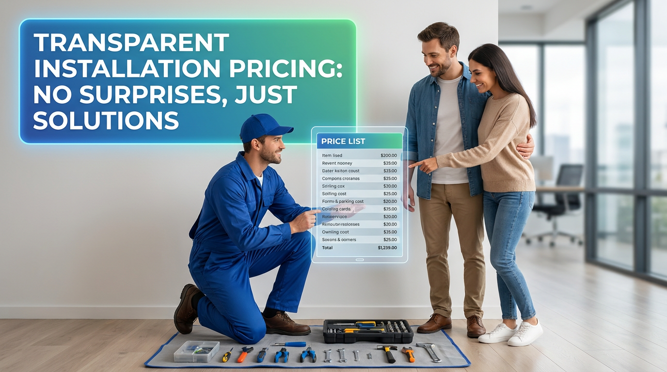 Transparent Installation Pricing: No Surprises, Just Solutions