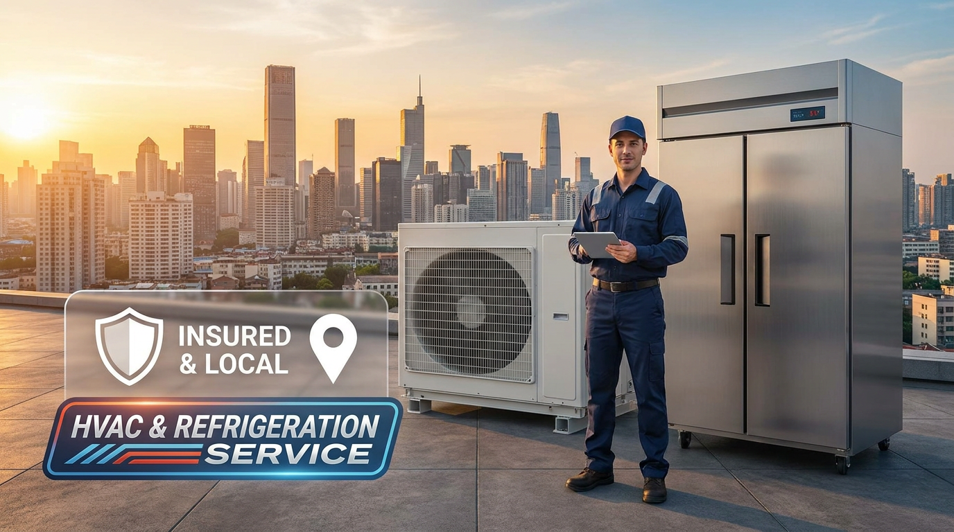 Insured HVAC & Refrigeration Service: Why Your Location Matters